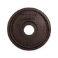 Troy 10 lb black cast iron Olympic plate