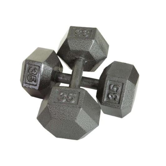 USA 5 lb to 50 lb 13 Pair Iron Hex Dumbbell
