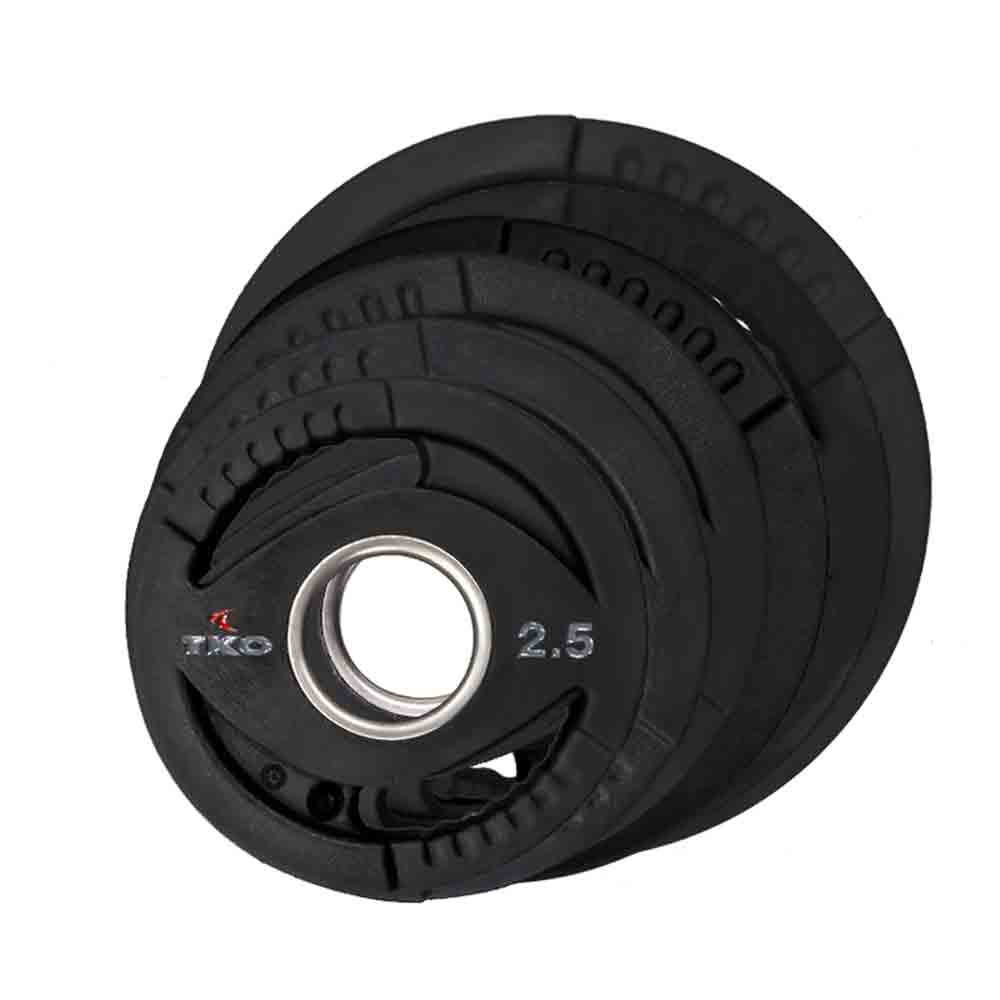 TKO 245 lbs to 425 lbs Urethane Grip Plates