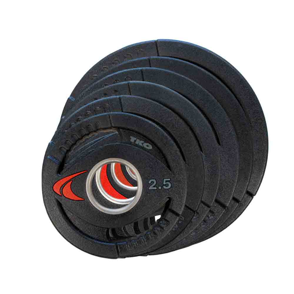 TKO 245 lbs to 425 lbs Signature Urethane Grip Plates
