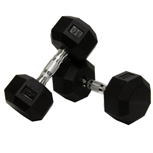 VTX 5lb - 100lb 8-sided Urethane Dumbbell Set - Gym Gear Direct