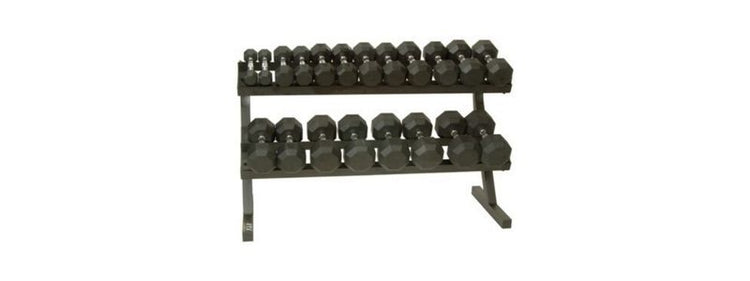 Dumbbell Set with Rack 5 50 "Home Gym Equipment for Workout"