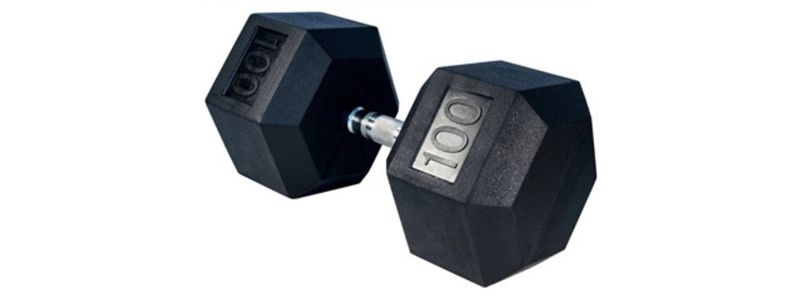 Rubber Dumbbell Set