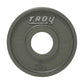 Troy 2.5 lb Troy gray cast iron wide rim Olympic plates