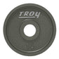 Troy 10 lb Troy gray cast iron wide rim Olympic plates