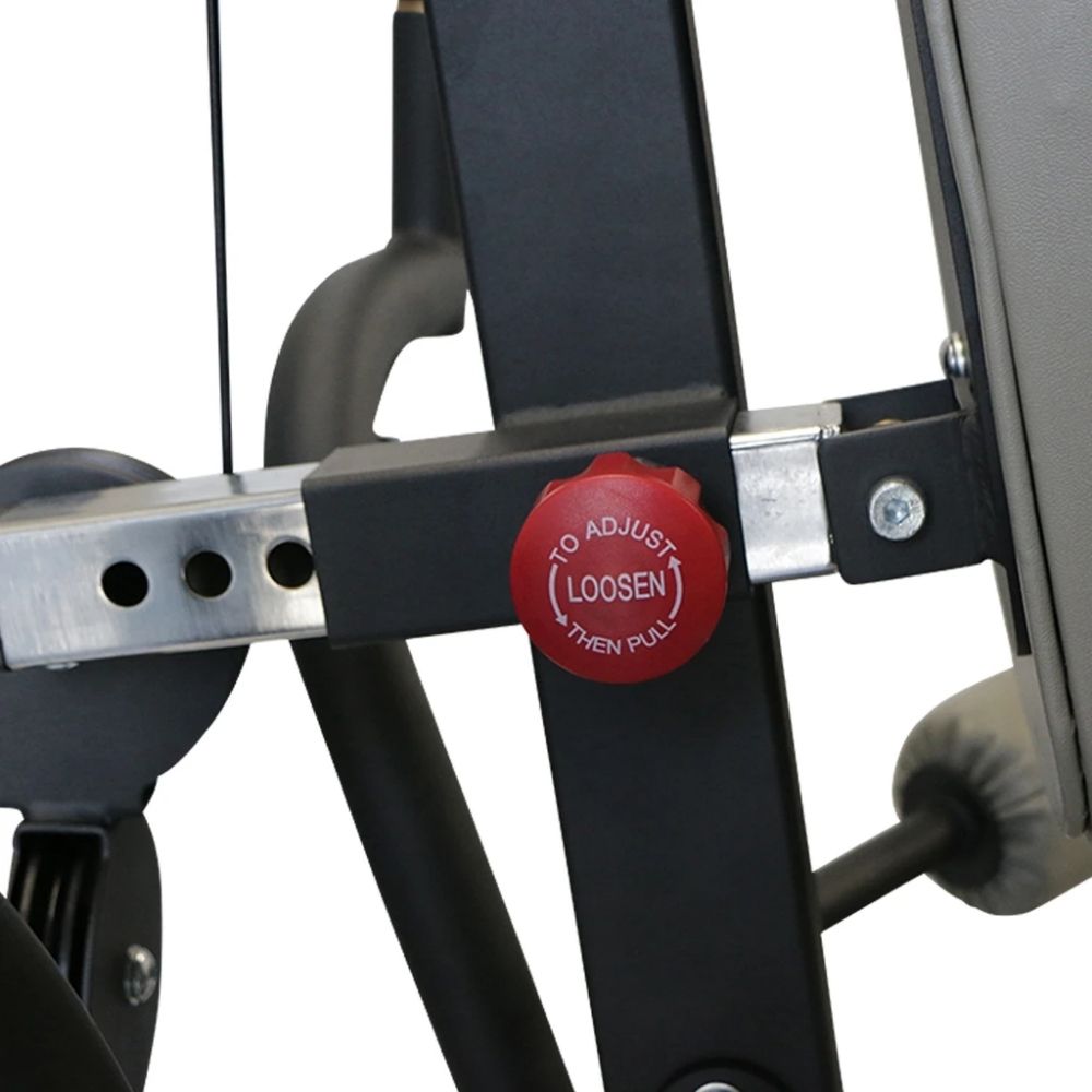 TKO Multi Function Home Gym - scure locking mechanism