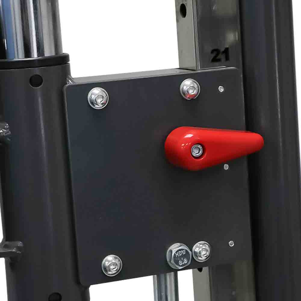 TKO Light Commercial Functional Trainer locking system
