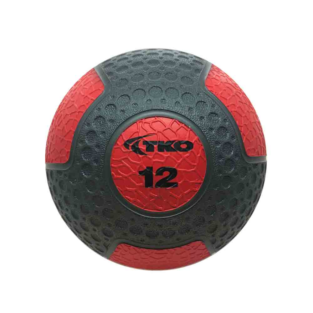 TKO 4 lbs to 12 lbs Commercial Medicine Ball with Rack