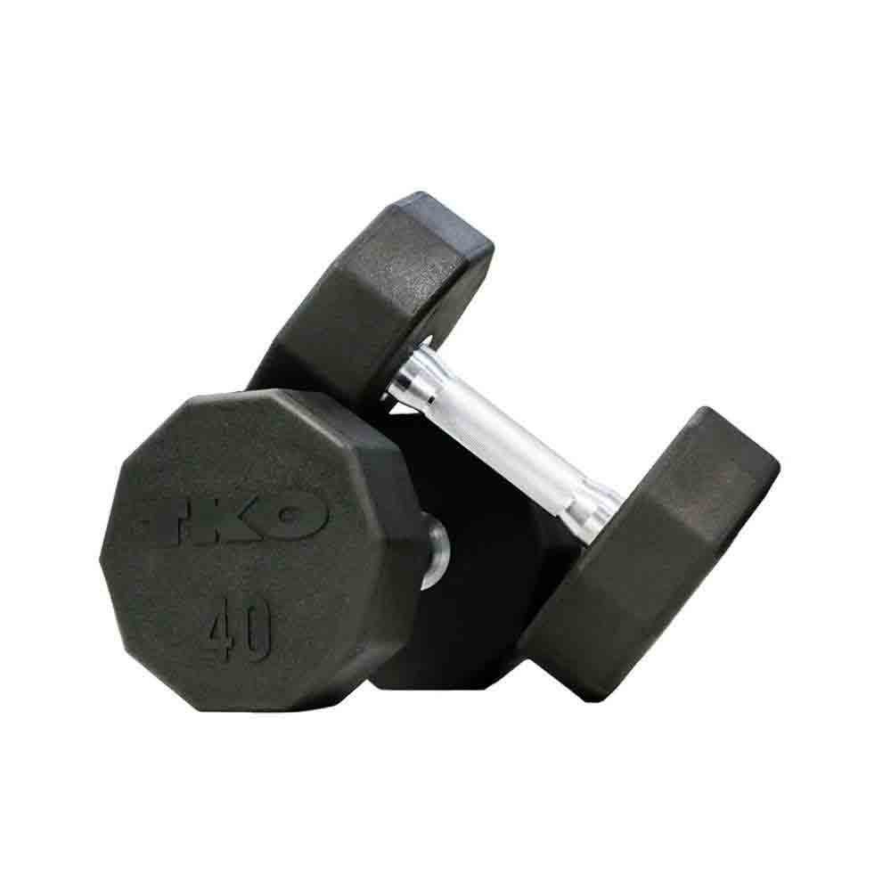 TKO 10-Sided rubber dumbbell is our most universal dumbbell to date