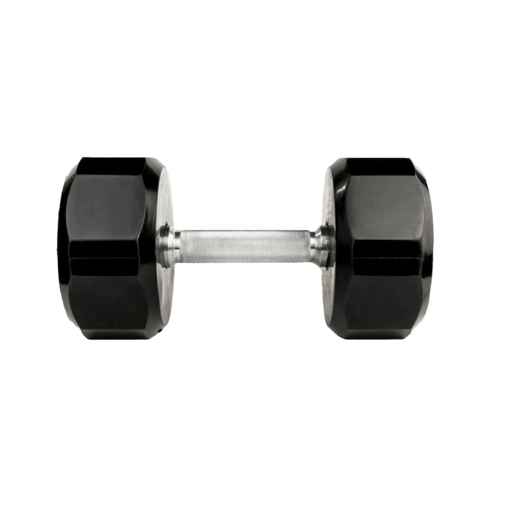 Troy 3 lb to 50 lb 13 Pair 12 Sided Premium Rubber Dumbbell Set With Vertical Rack