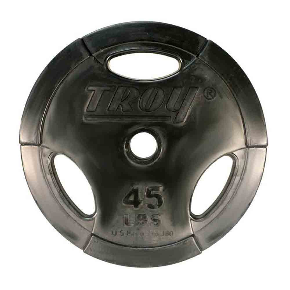 Troy 245 lbs to 425 lbs Rubber Inter-locking Grip Plates Set
