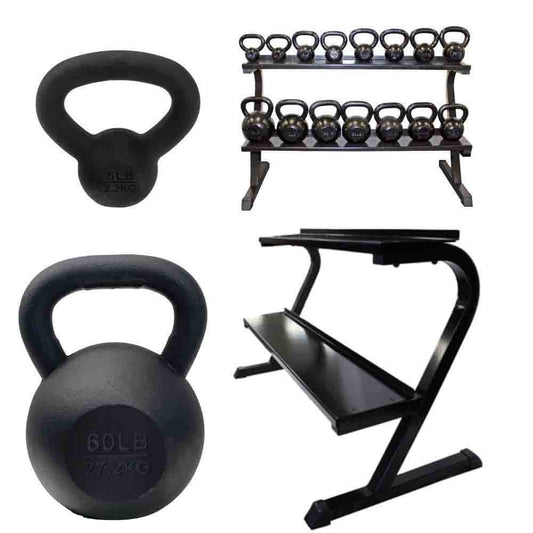 Pivot Fitness Premium Cast Iron Kettlebell 8 kg - Helisports