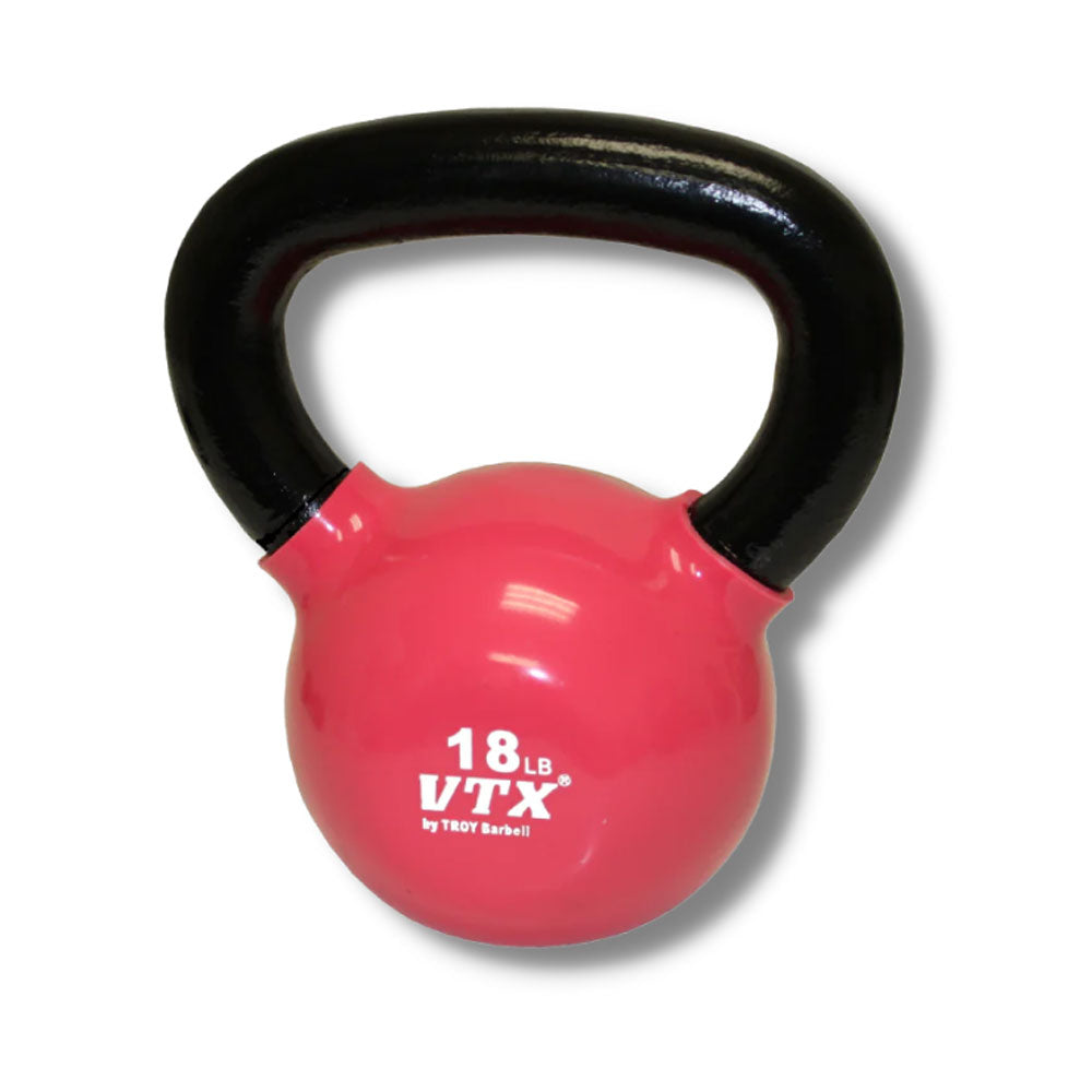 VTX 5 lbs to 30 lbs 8 piece Vinyl Kettlebell Set with Vertical Rack – Gym  Gear Direct