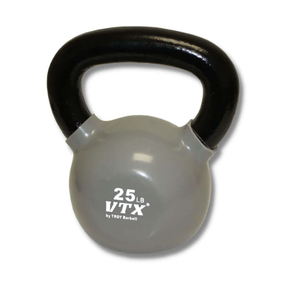 VTX 5 lbs to 30 lbs 8 piece Vinyl Kettlebell Set with Vertical Rack