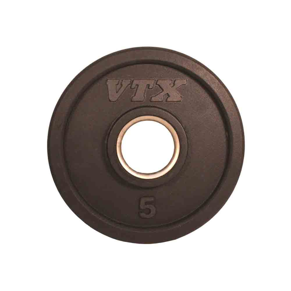 VTX 245 lbs to 425 lbs Olympic Rubber Grip Plates Set