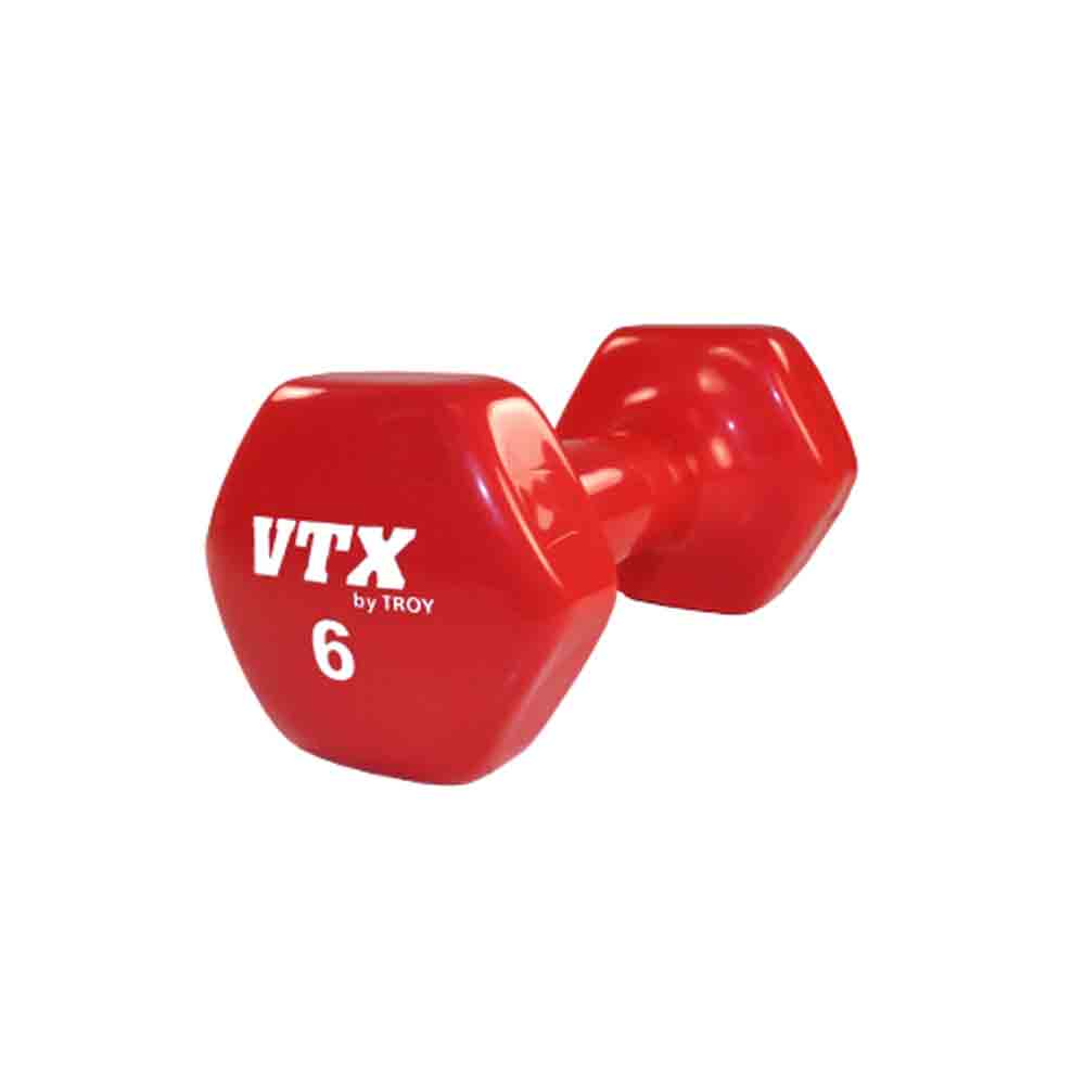 VTX Vinyl Aerobic dumbbells 3 Pairs of 4 lbs, 6 lbs, 7 lbs and 9 lbs