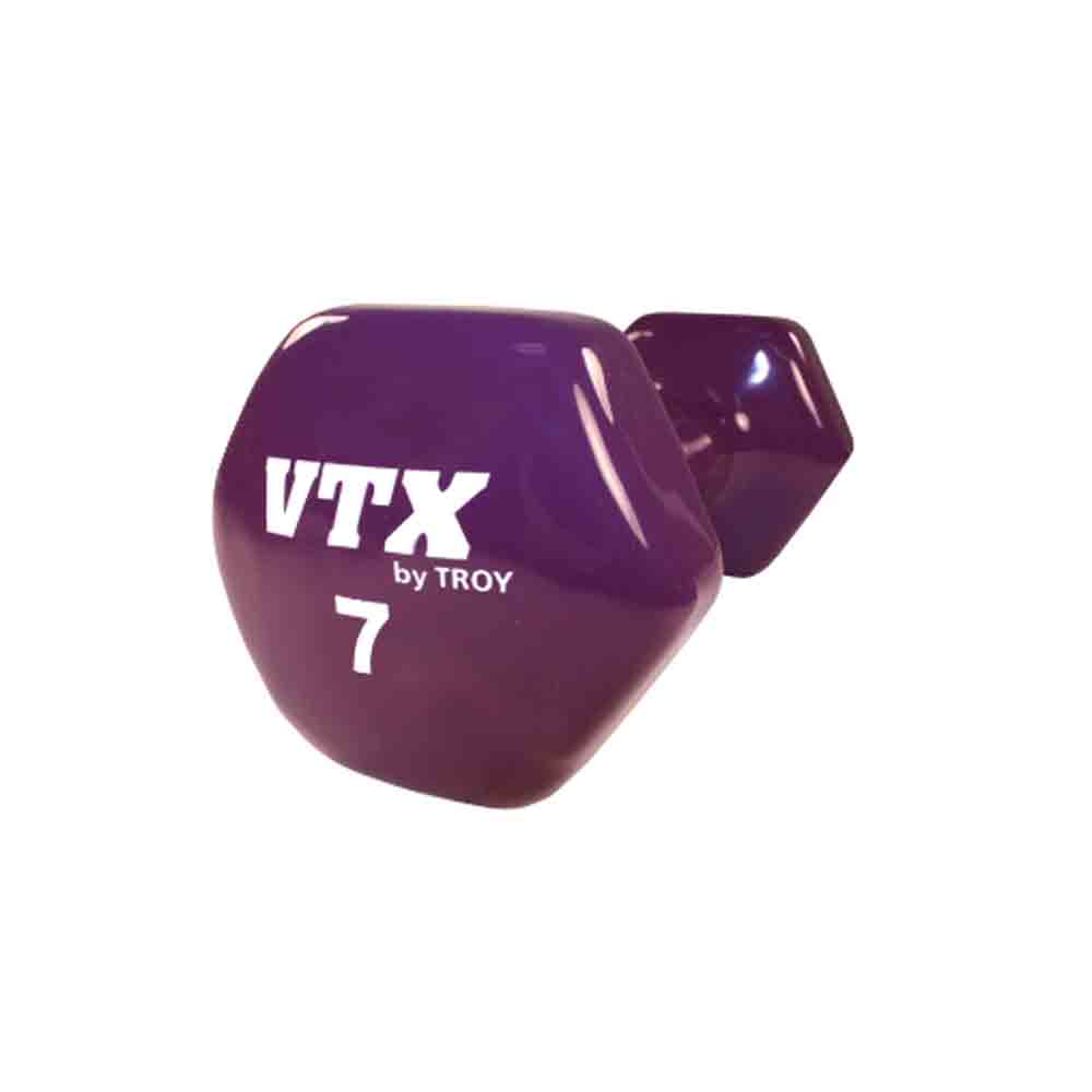 VTX Vinyl Aerobic dumbbells 3 Pairs of 4 lbs, 6 lbs, 7 lbs and 9 lbs