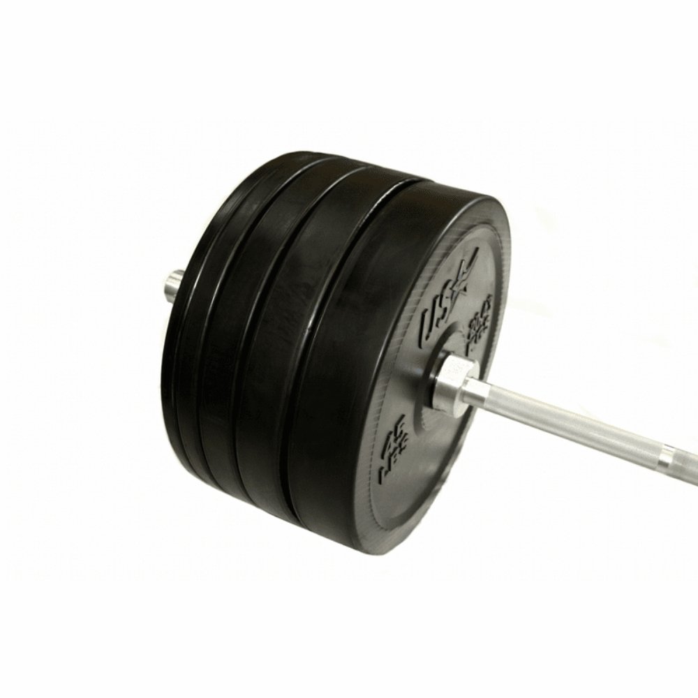 USA 235lb to 405lb. Combination Options Bumper Plate Set - Gym Gear Direct