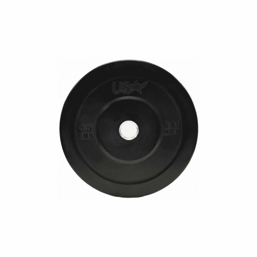 USA 305lb Bumper Plate Set - Gym Gear Direct