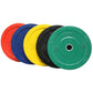 VTX Colored 275lb. Olympic Bumper Plate Weight Set - Gym Gear Direct