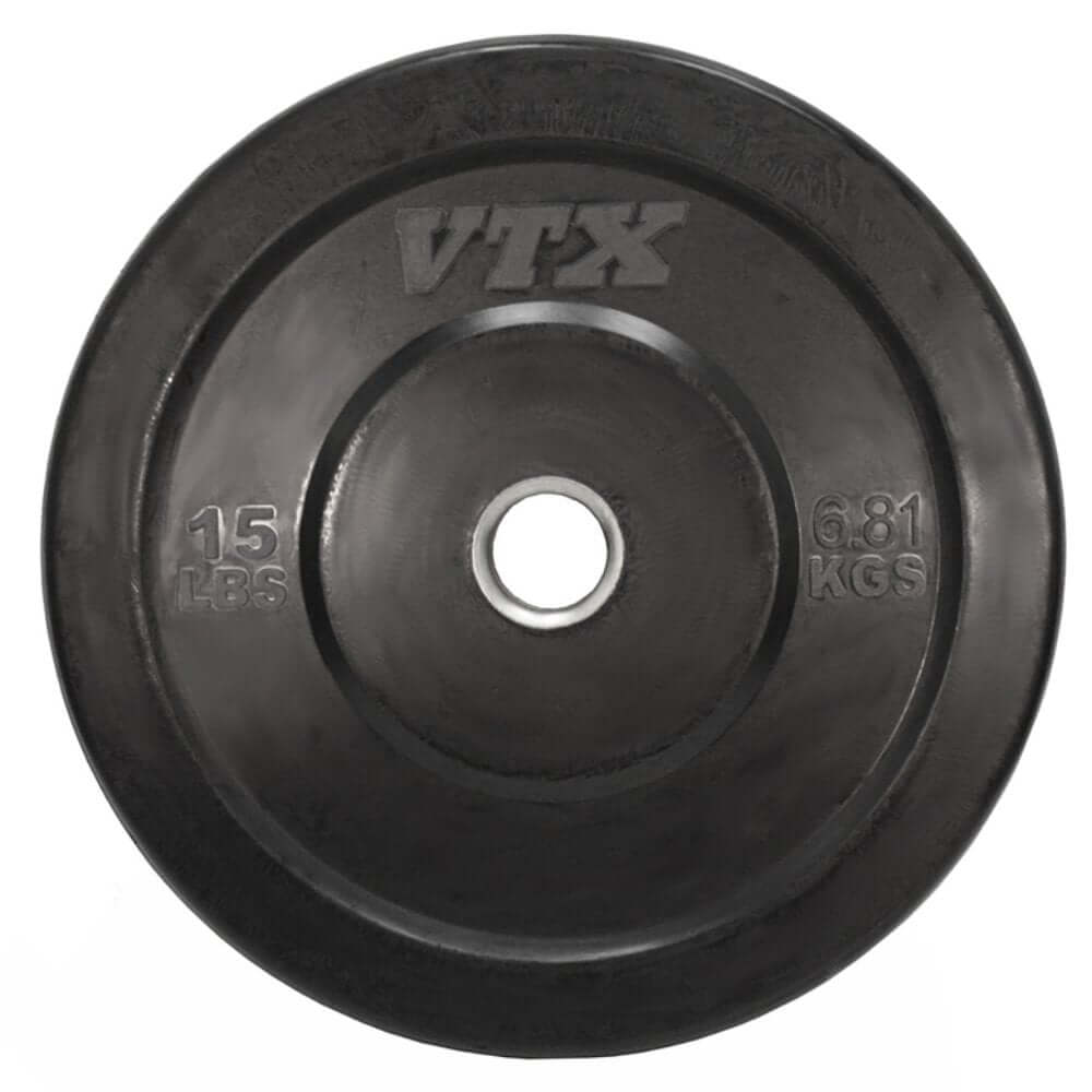 VTX Colored 275lb. Olympic Bumper Plate Weight Set - Gym Gear Direct